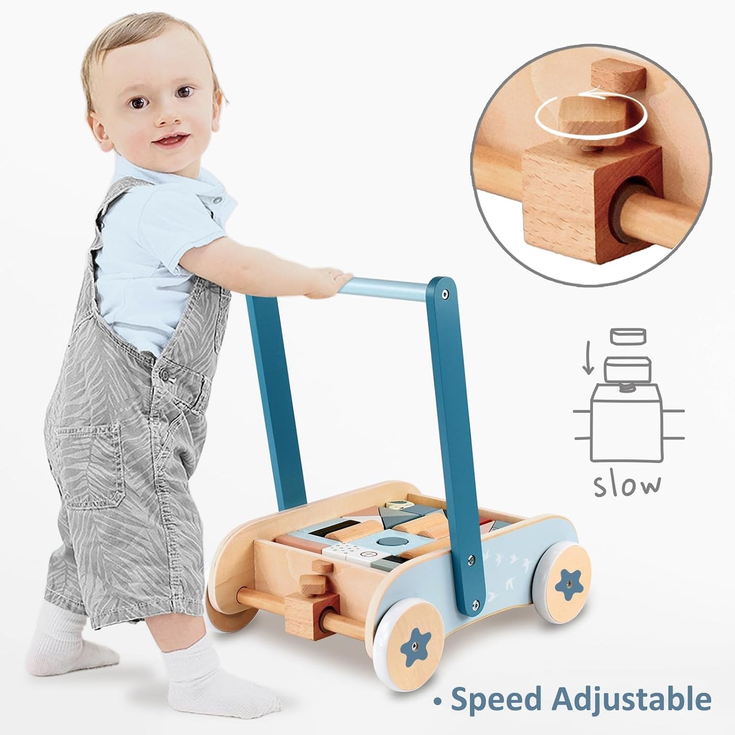 Wooden Push Walker