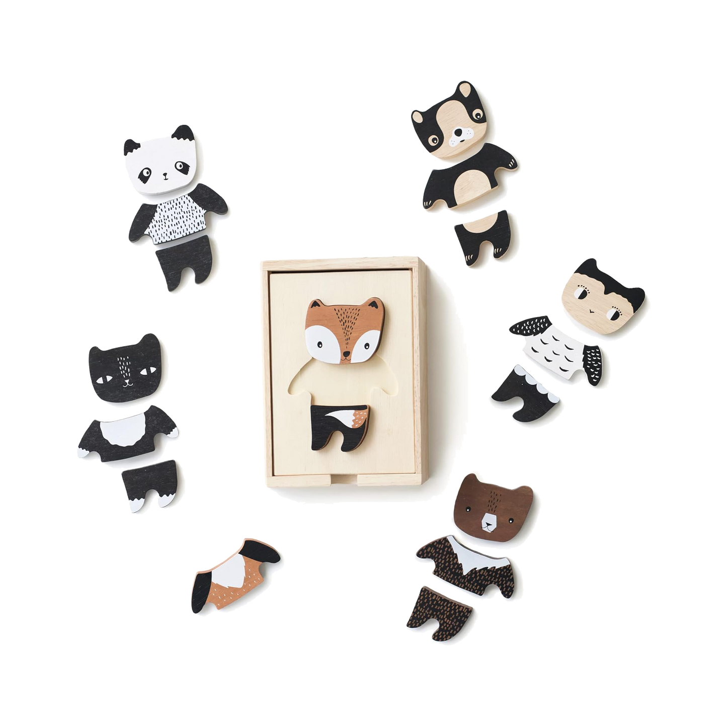 Wee Gallery Mix and Match Animal Tiles