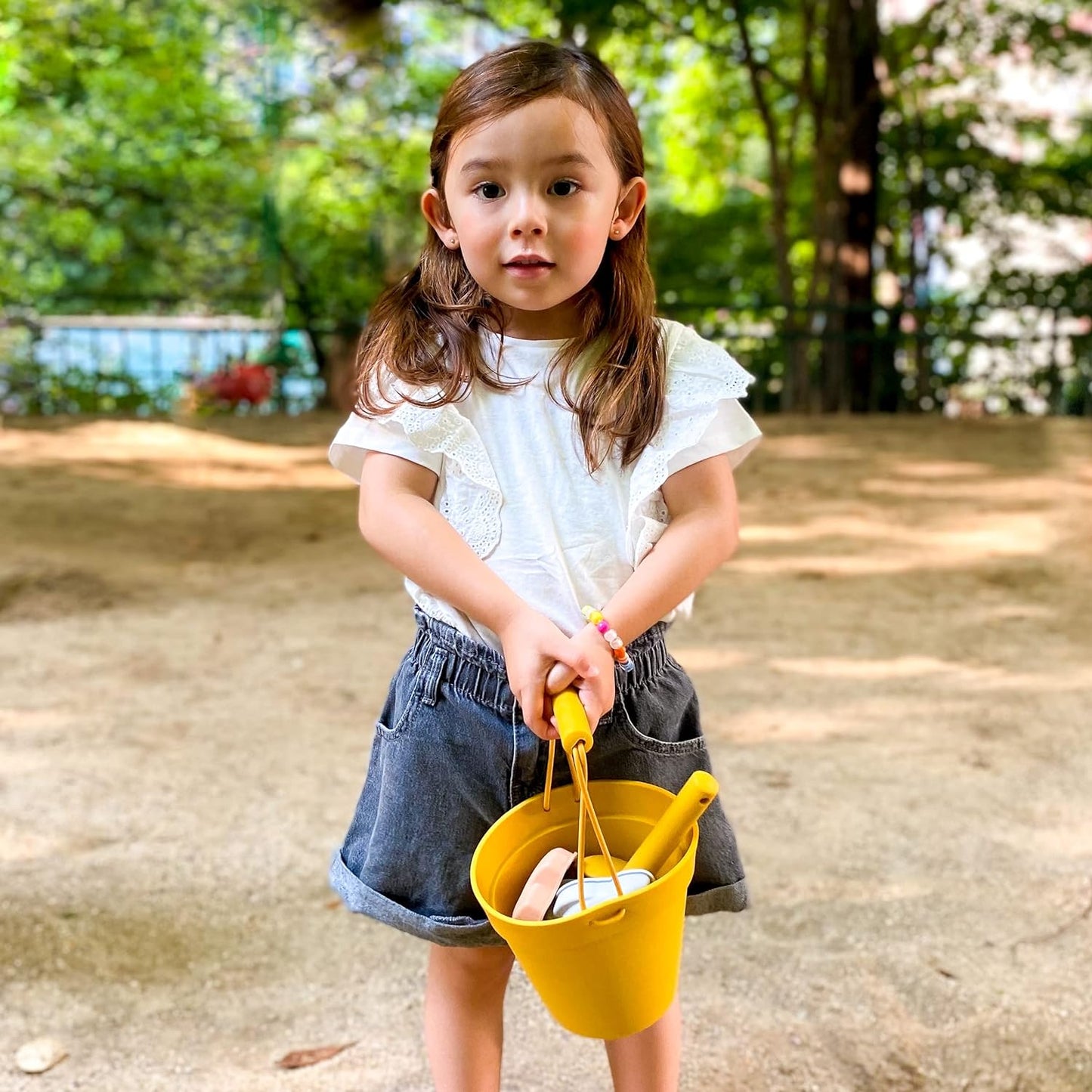 Beach Set | Bucket, Shovel, 4 Sand Molds, Bag