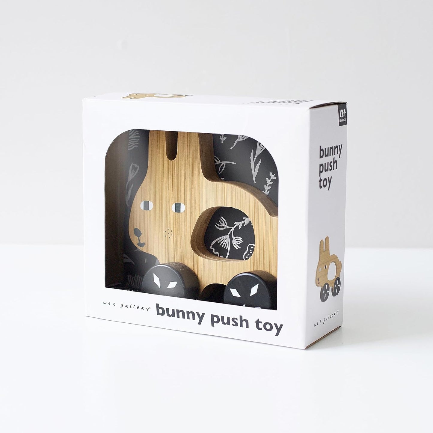 Wee Gallery Bunny Push Toy, Rolling Toy