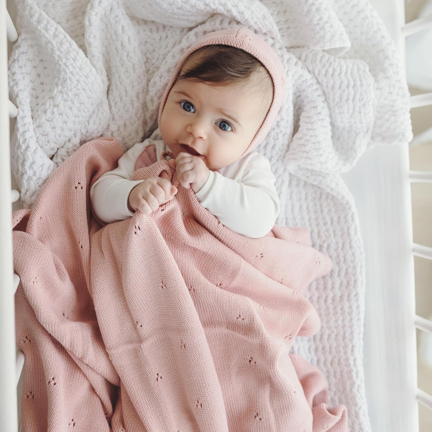 Baby Blanket + Hat Gift Set