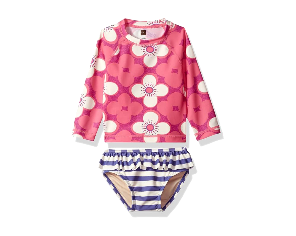 Tea Collection Girls Curl Baby Swim Set