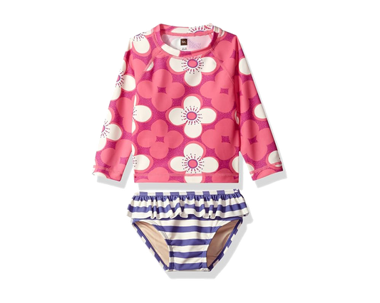 Tea Collection Girls Curl Baby Swim Set