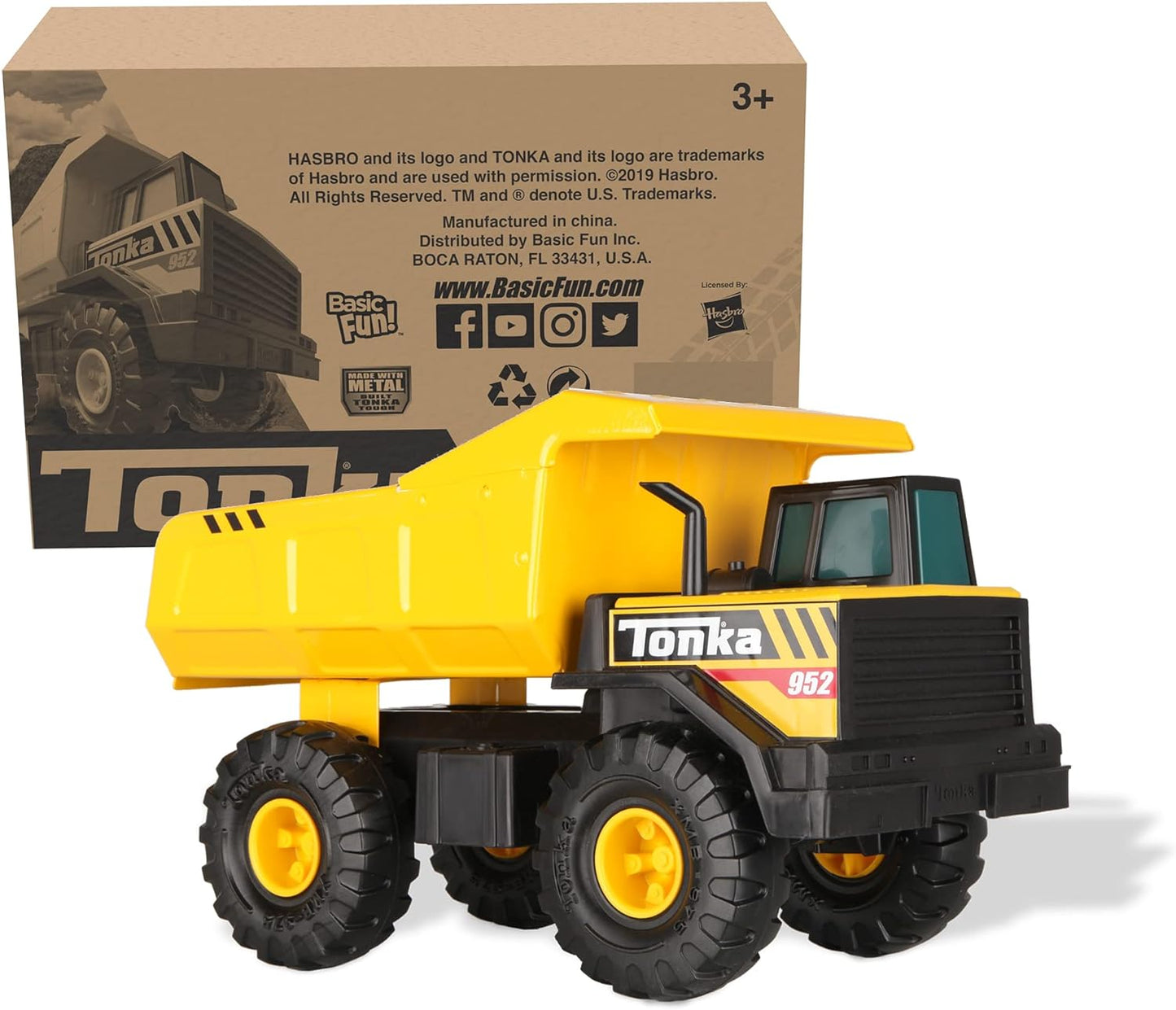 Tonka Steel Classics Mighty Dump Truck, Toy Truck