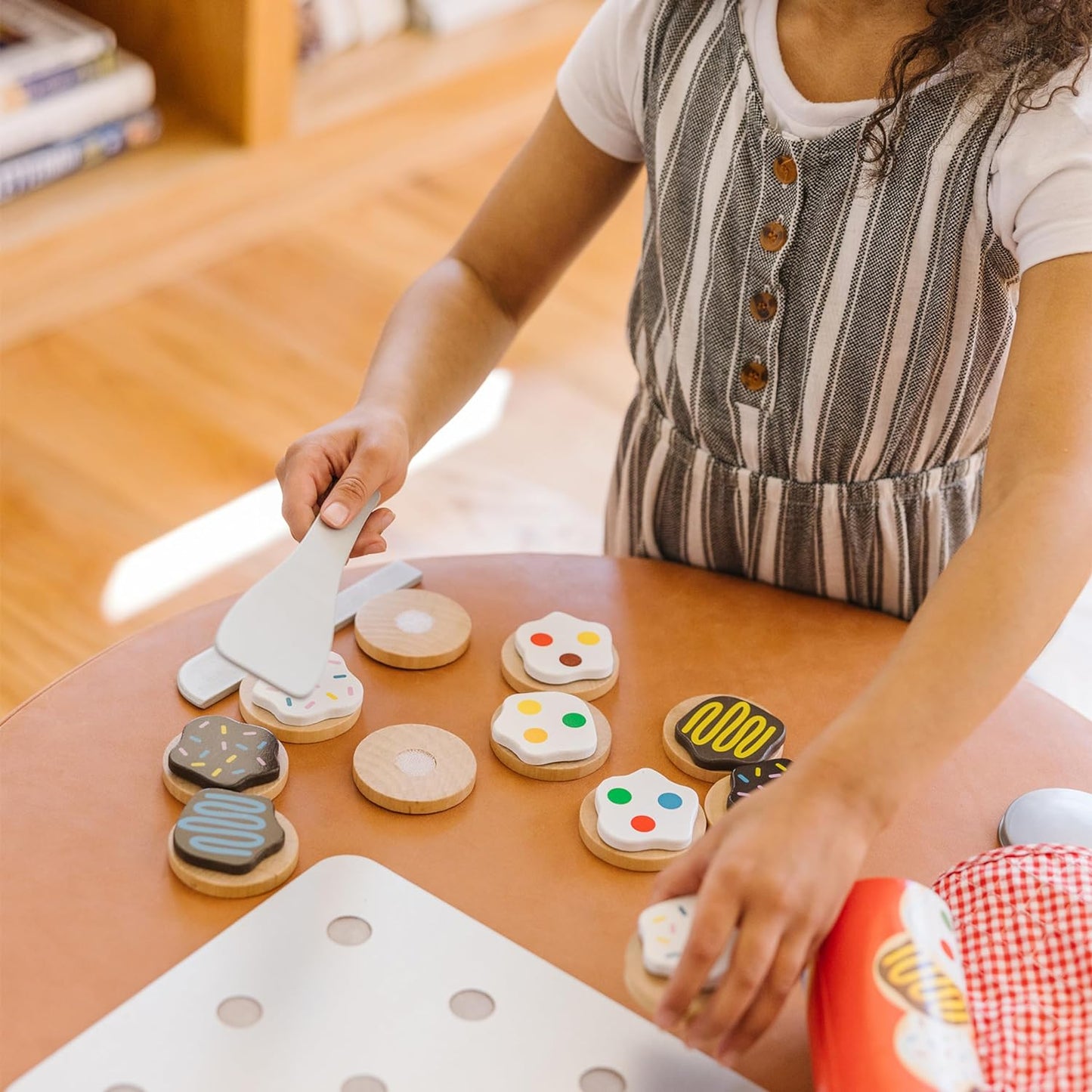 Slice and Bake Wooden Cookie Play Food Set