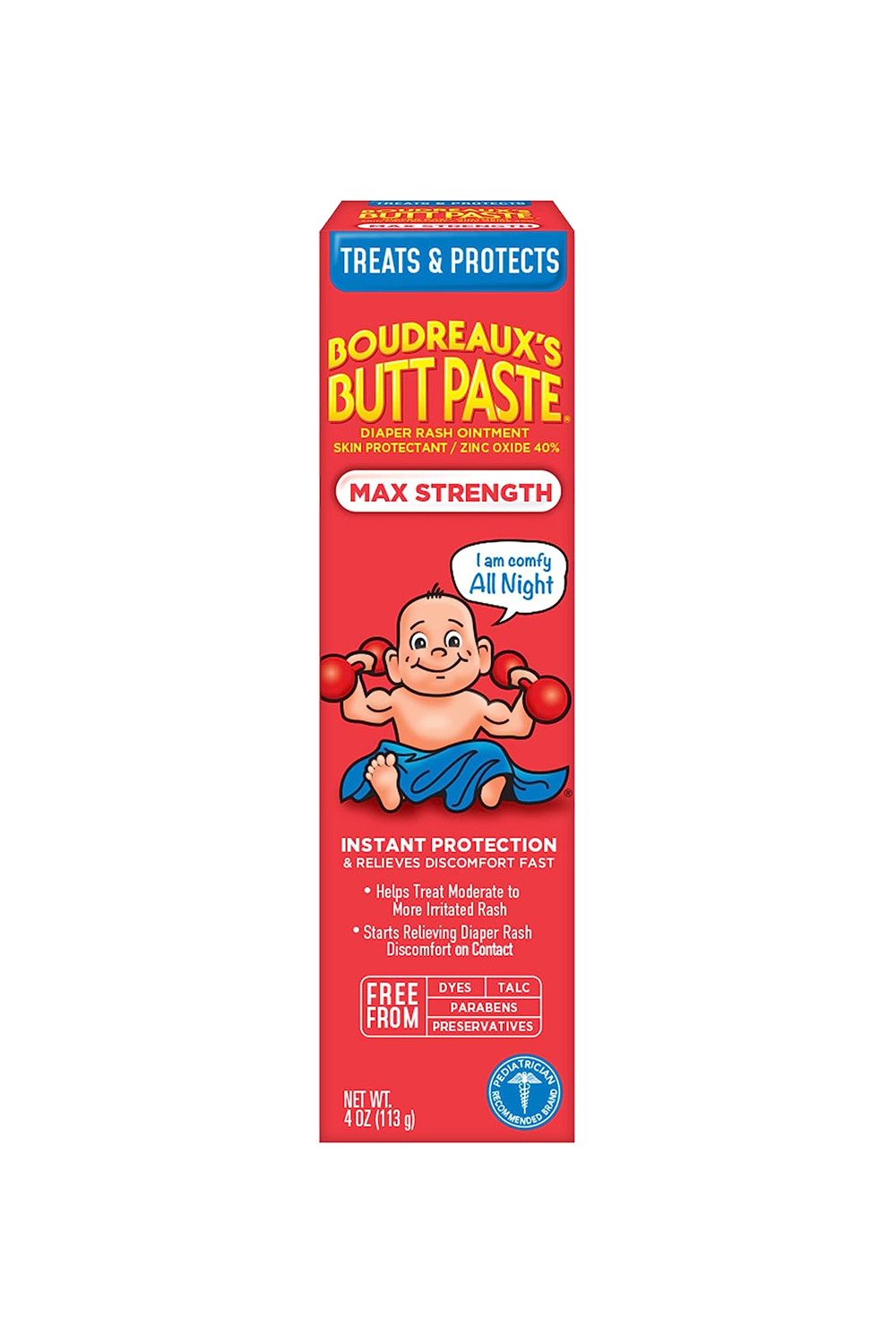 Boudreaux's Butt Paste Maximum Strength Diaper Rash Cream