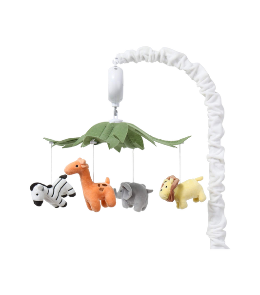 Safari Animals Musical Crib Mobile