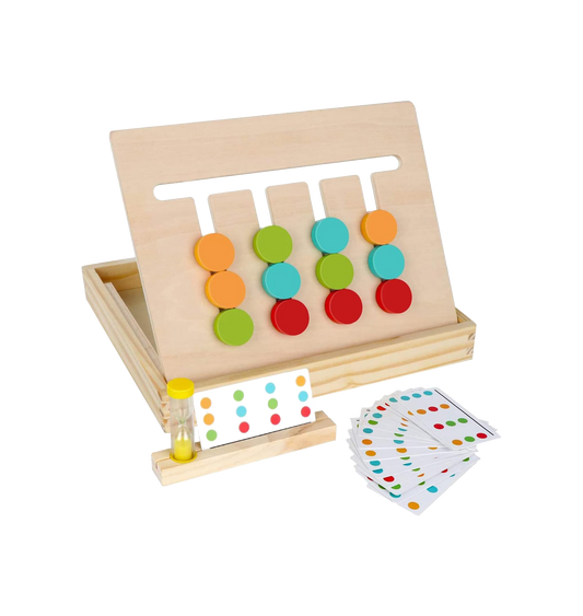 Slide Puzzle Color & Shape Matching Brain Teasers Logic Game