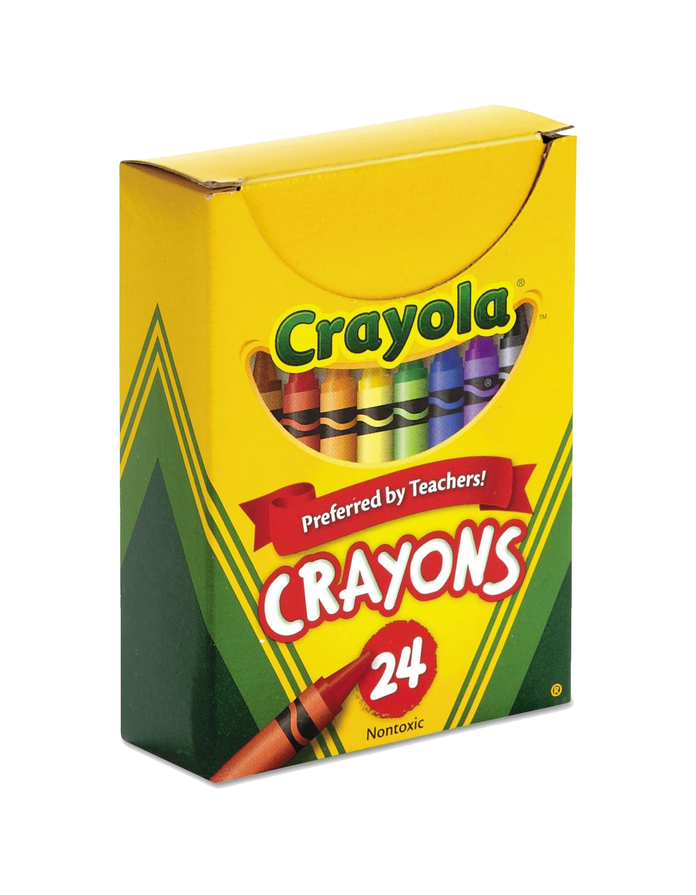 Crayola Assorted Color Crayon Set, 24-Count Box