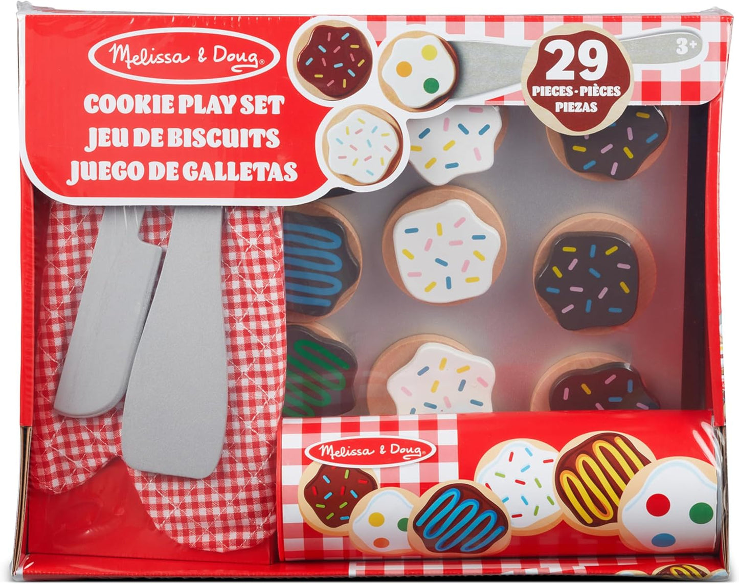 Slice and Bake Wooden Cookie Play Food Set