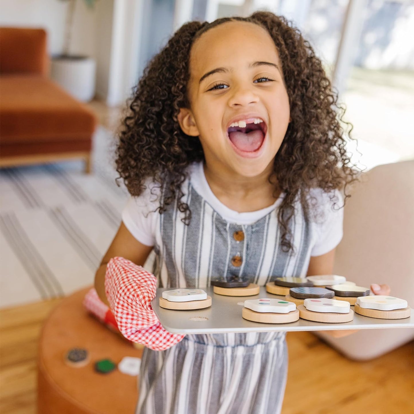 Slice and Bake Wooden Cookie Play Food Set