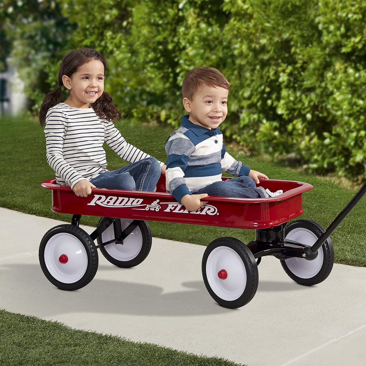 Red Radio Flyer Wagon