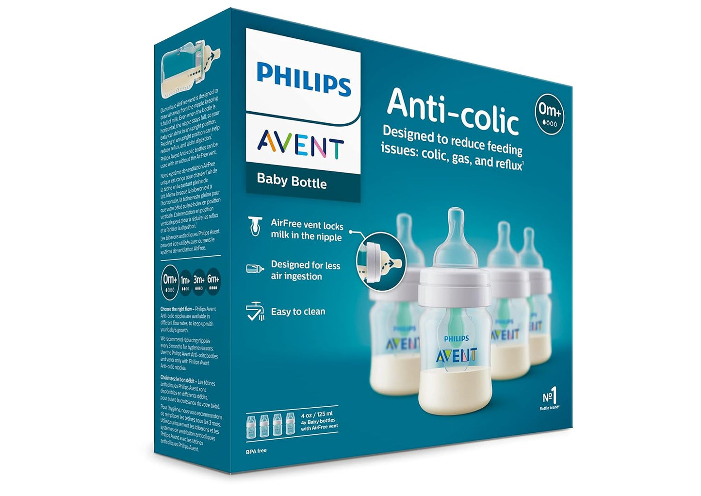 Philips AVENT Anti-Colic Baby Bottles - 4oz