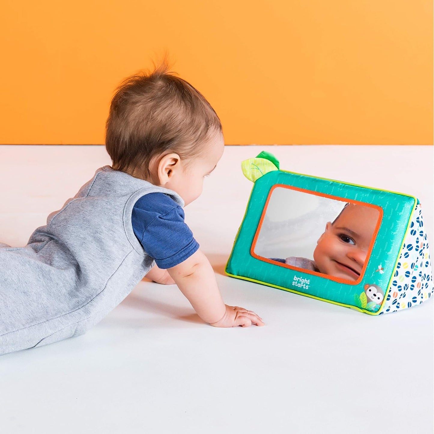 Bright Starts Sit and See Safari Floor Mirror